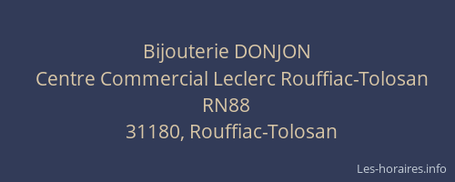 Bijouterie DONJON