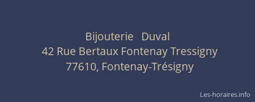 Bijouterie   Duval