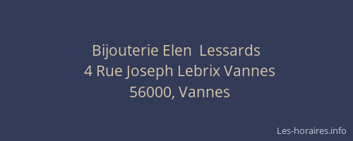 Bijouterie Elen  Lessards