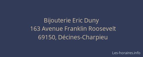 Bijouterie Eric Duny