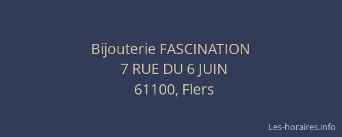 Bijouterie FASCINATION