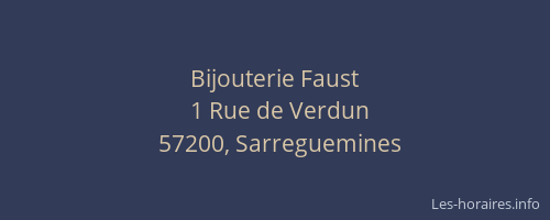 Bijouterie Faust