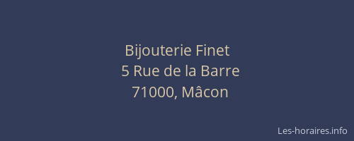 Bijouterie Finet