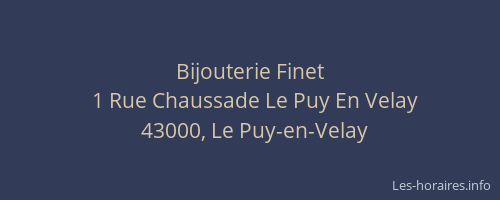Bijouterie Finet