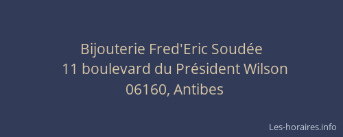 Bijouterie Fred'Eric Soudée