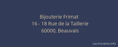 Bijouterie Frimat