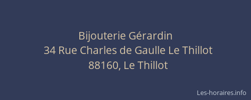 Bijouterie G&eacute;rardin
