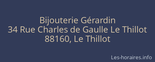 Bijouterie Gérardin
