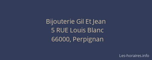 Bijouterie Gil Et Jean