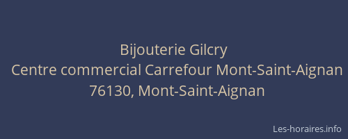 Bijouterie Gilcry