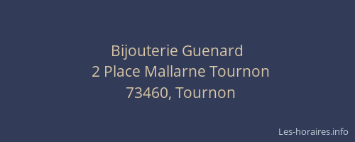 Bijouterie Guenard