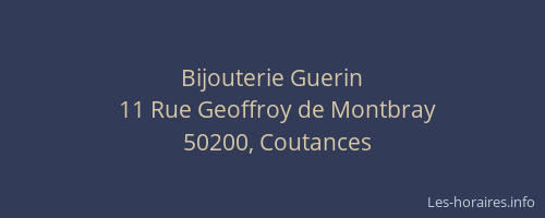 Bijouterie Guerin