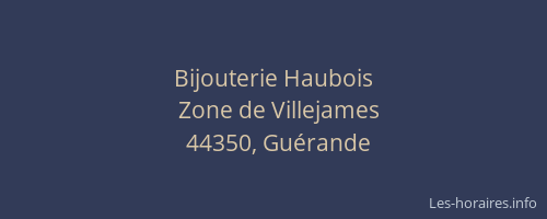 Bijouterie Haubois