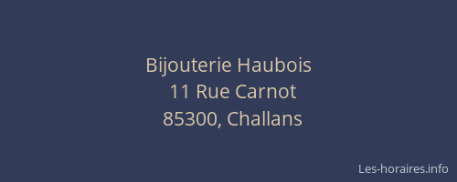 Bijouterie Haubois