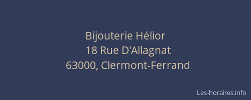 Bijouterie Hélior