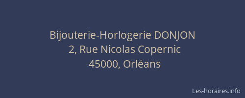 Bijouterie-Horlogerie DONJON