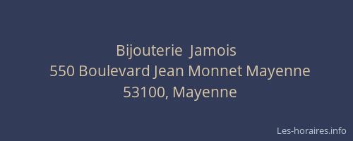 Bijouterie  Jamois