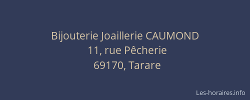 Bijouterie Joaillerie CAUMOND