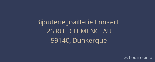 Bijouterie Joaillerie Ennaert