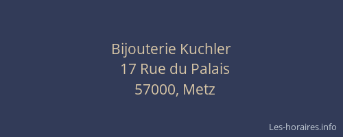 Bijouterie Kuchler