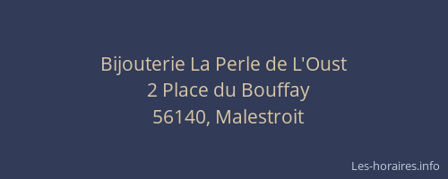 Bijouterie La Perle de L'Oust