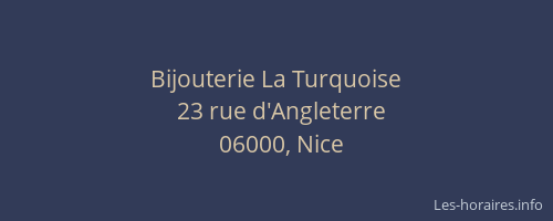 Bijouterie La Turquoise