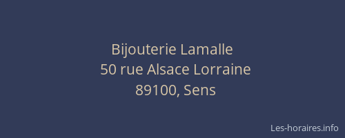 Bijouterie Lamalle