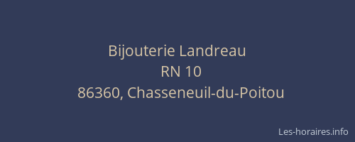 Bijouterie Landreau