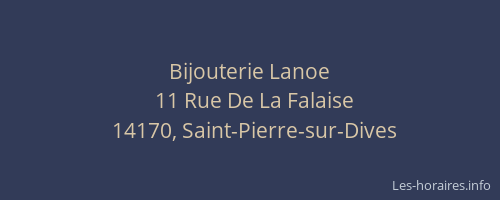 Bijouterie Lanoe