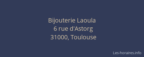 Bijouterie Laoula