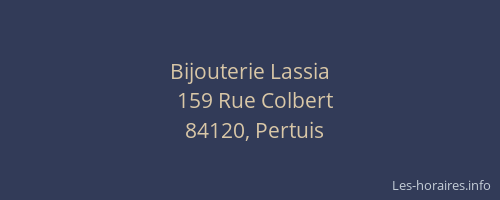 Bijouterie Lassia