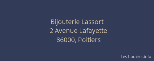 Bijouterie Lassort