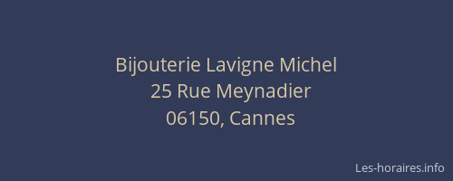 Bijouterie Lavigne Michel