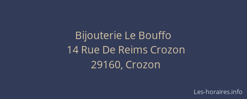 Bijouterie Le Bouffo