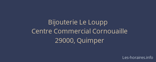 Bijouterie Le Loupp