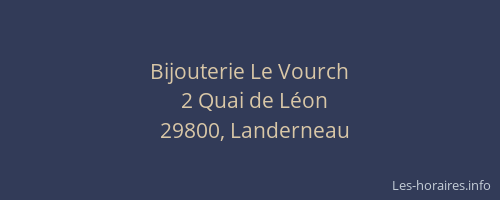Bijouterie Le Vourch
