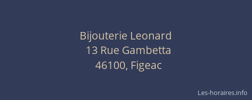Bijouterie Leonard