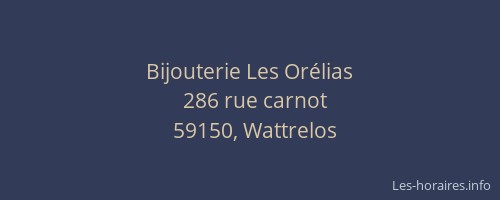 Bijouterie Les Orélias