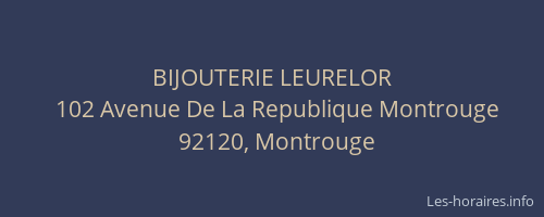 BIJOUTERIE LEURELOR