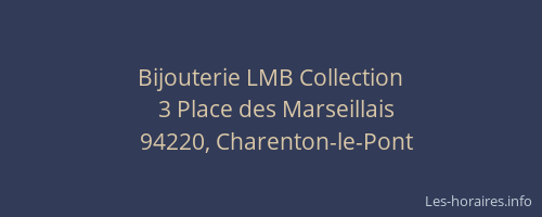 Bijouterie LMB Collection