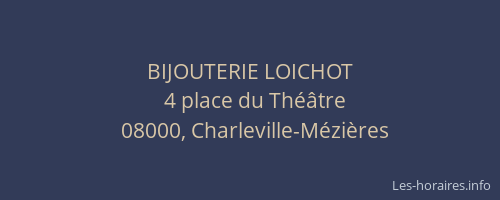 BIJOUTERIE LOICHOT