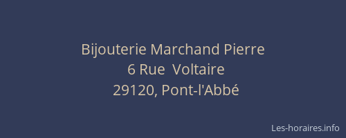 Bijouterie Marchand Pierre