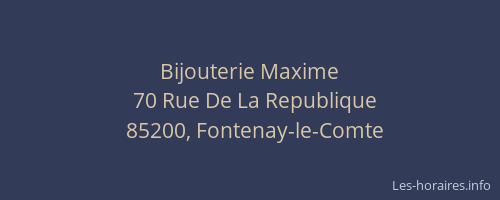 Bijouterie Maxime