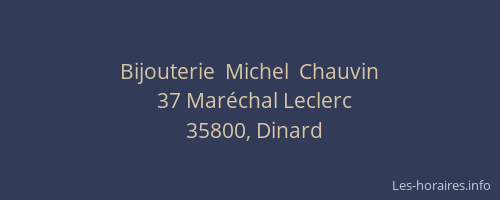 Bijouterie  Michel  Chauvin