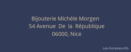 Bijouterie Michèle Morgen