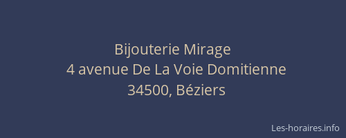 Bijouterie Mirage
