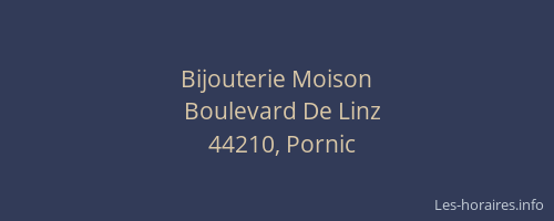 Bijouterie Moison