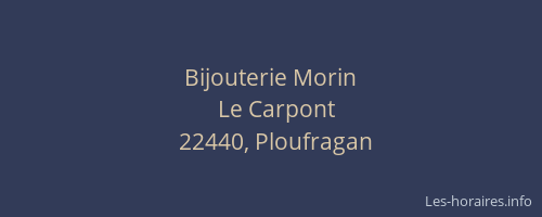 Bijouterie Morin