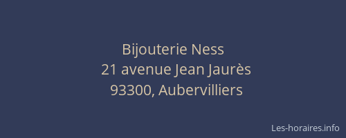 Bijouterie Ness