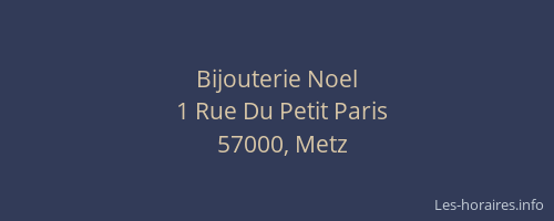 Bijouterie Noel